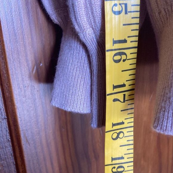 Deepself  NWT pink ruffle knit long sleeve pullover sweater Sz XL - Picture 8 of 9